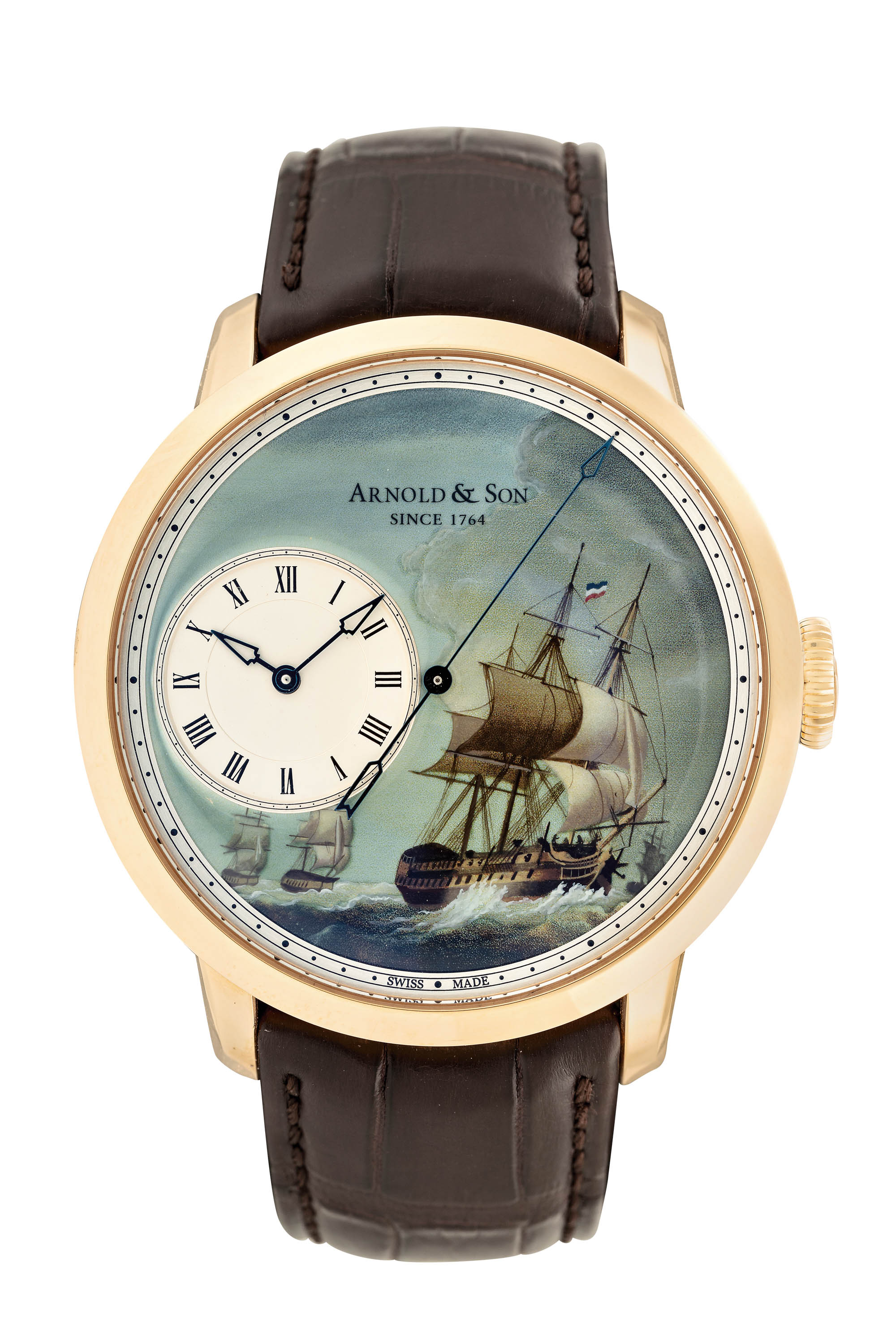 Az 1764-es alapítású, angol Arnold & Son óramárka leginkább a tengeri időmérőkre szakosodott